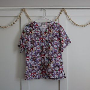Scrub Top - Easter Bunny 1
